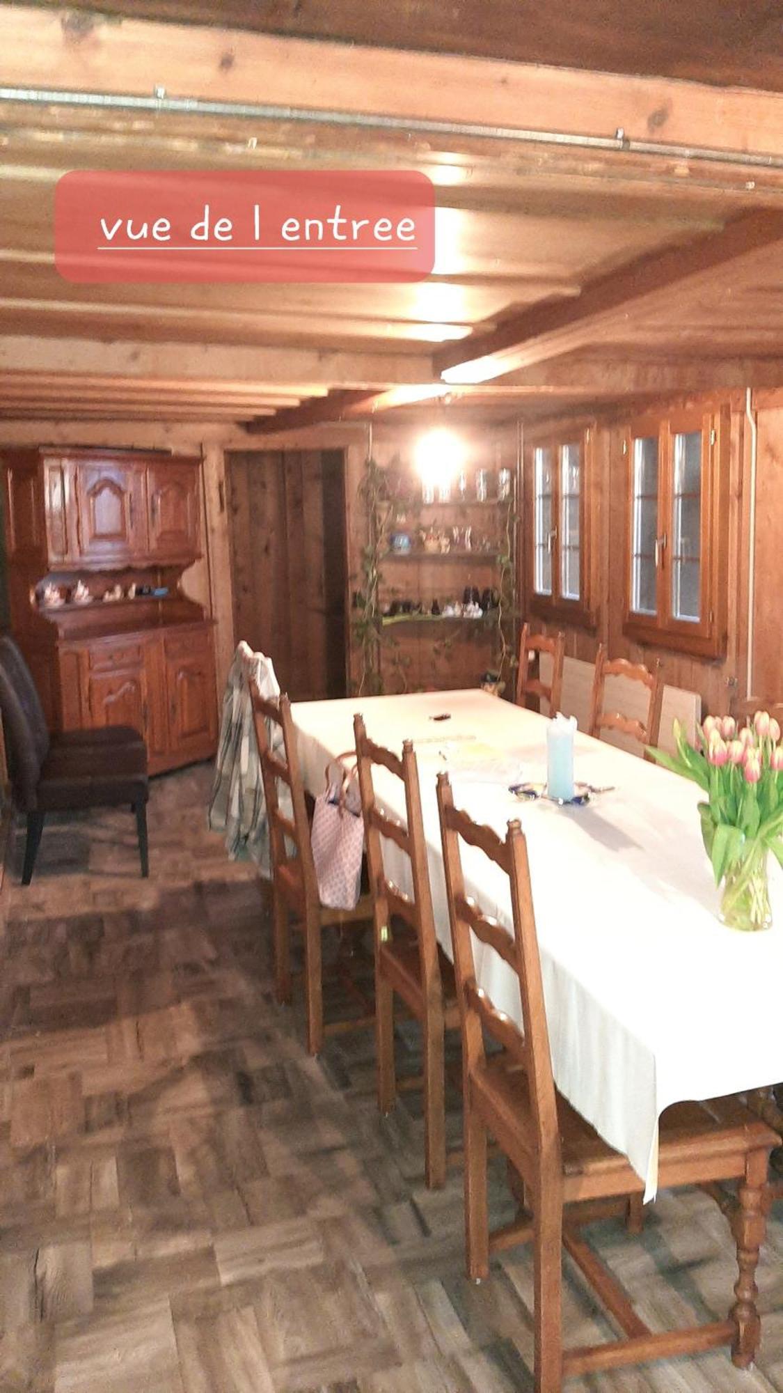 مبيت وإفطار Treyvaux Chez Astrid المظهر الخارجي الصورة